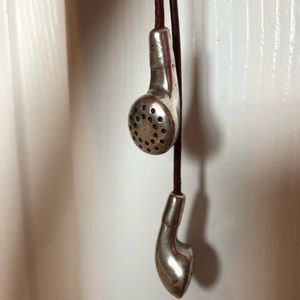 Metal Earphone Necklace by Lucky Brand